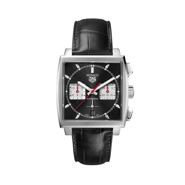 Monaco 39 mm chronographe automatique en acier inoxydable